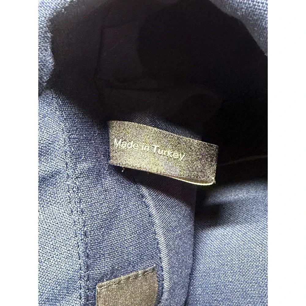 Theory Blazer Womens 2 Navy Brince Wool Stretch Suit‎ Jacket Minimalist Office